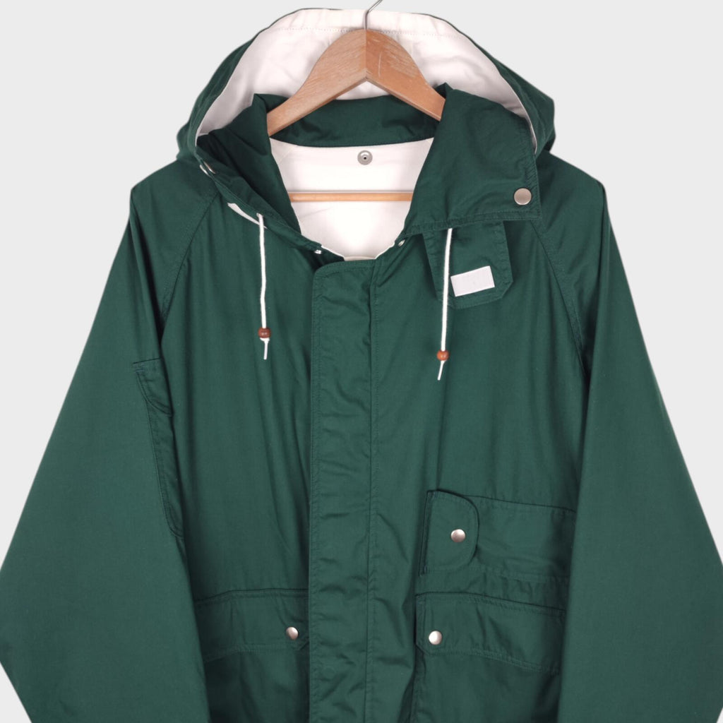 BEAMS PLUS Men's Green 3 Layer Sailing Parka Jacket