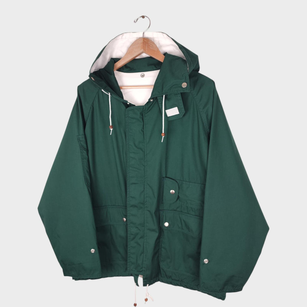 BEAMS PLUS Men's Green 3 Layer Sailing Parka Jacket