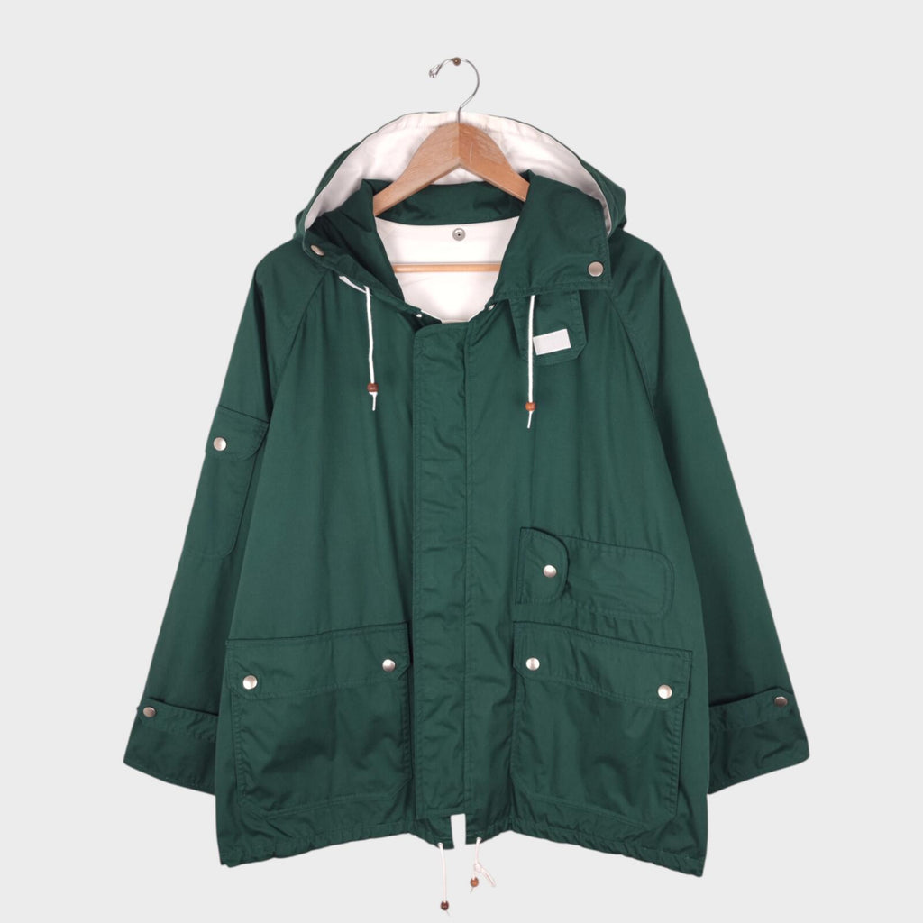 BEAMS PLUS Men's Green 3 Layer Sailing Parka Jacket