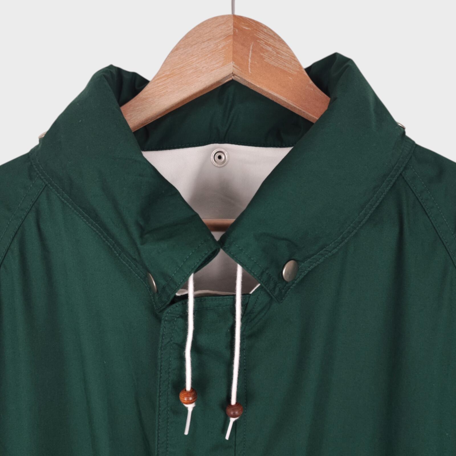 BEAMS PLUS Men's Green 3 Layer Sailing Parka Jacket