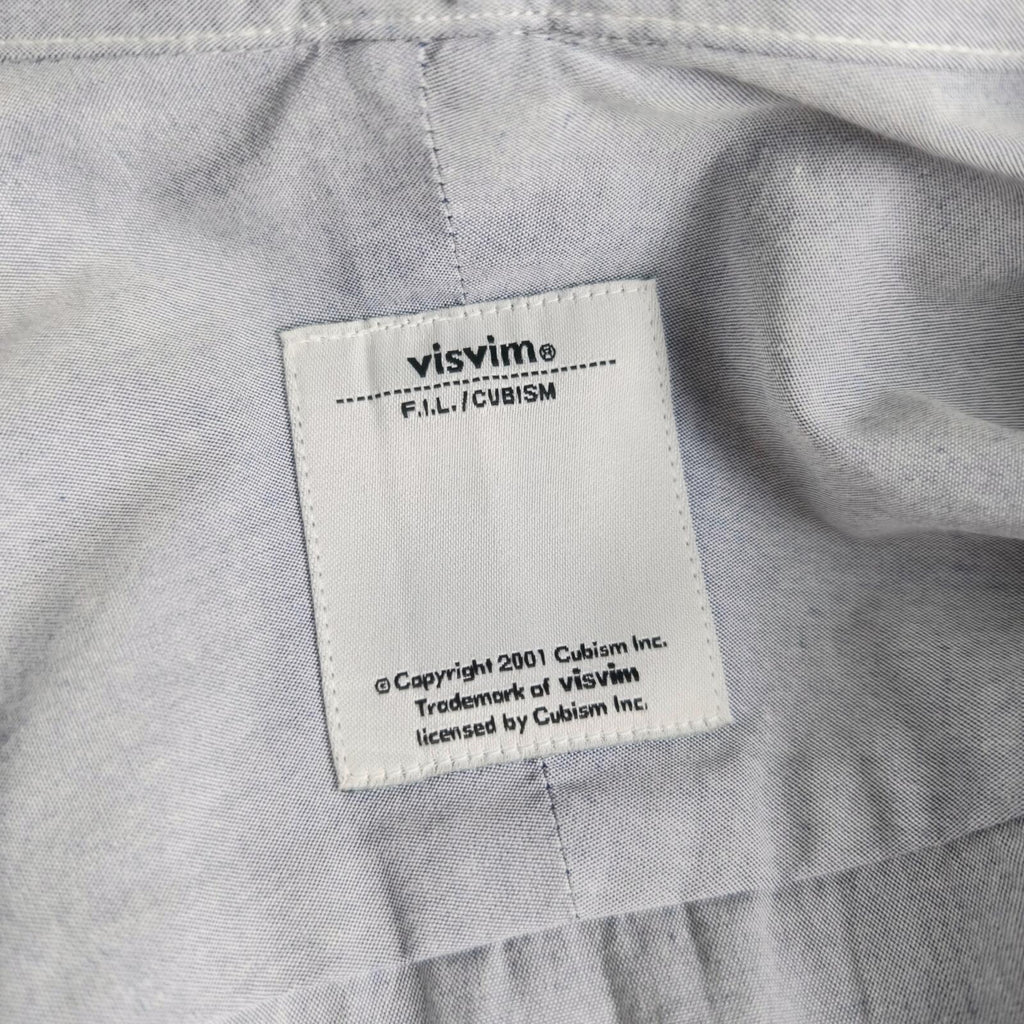 VISVIM Men's Light Blue Made in Japan Le Mans B.D. Shirt