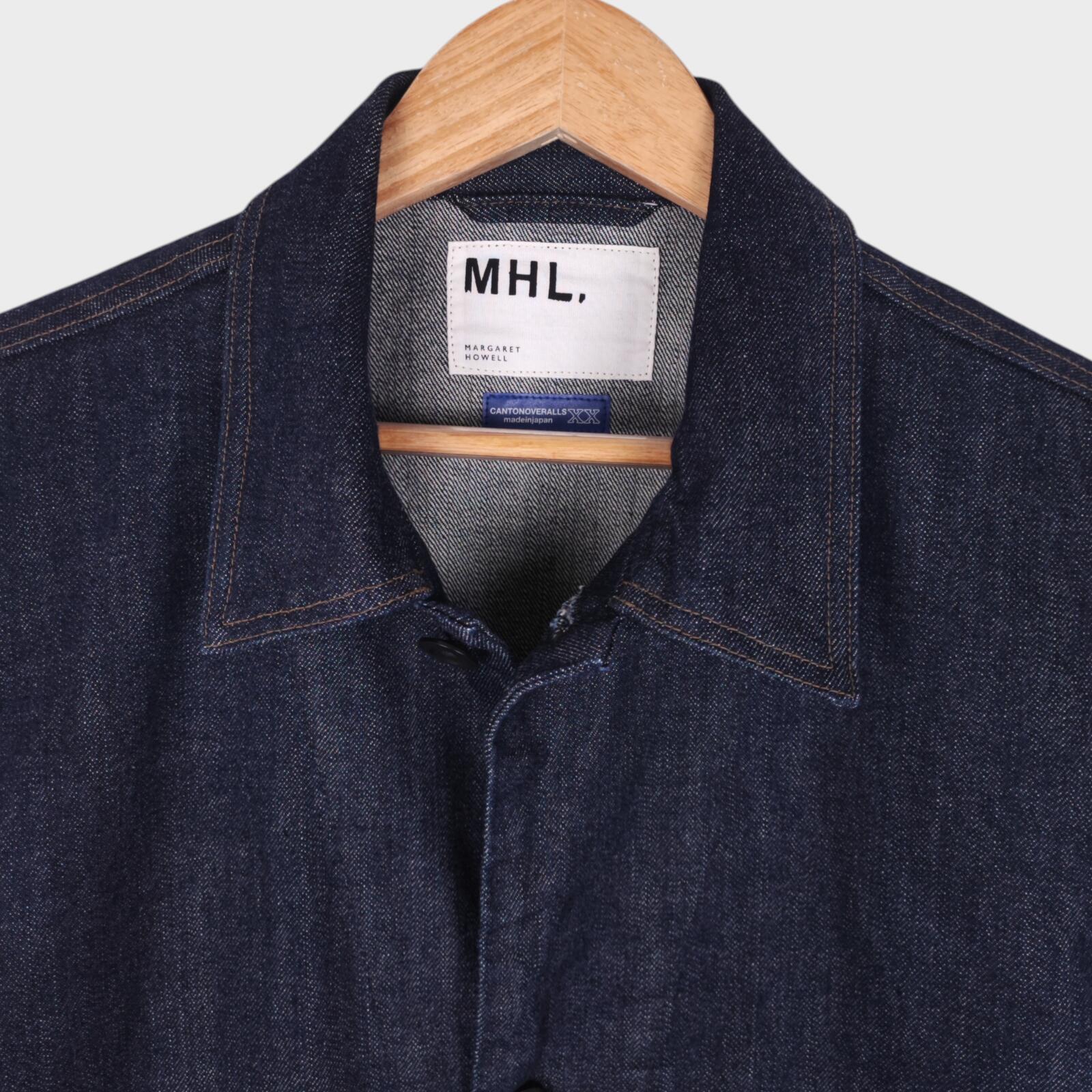 MHL MARGARET HOWELL Men's Canton Overalls Made in Japan Denim Chore Jacket