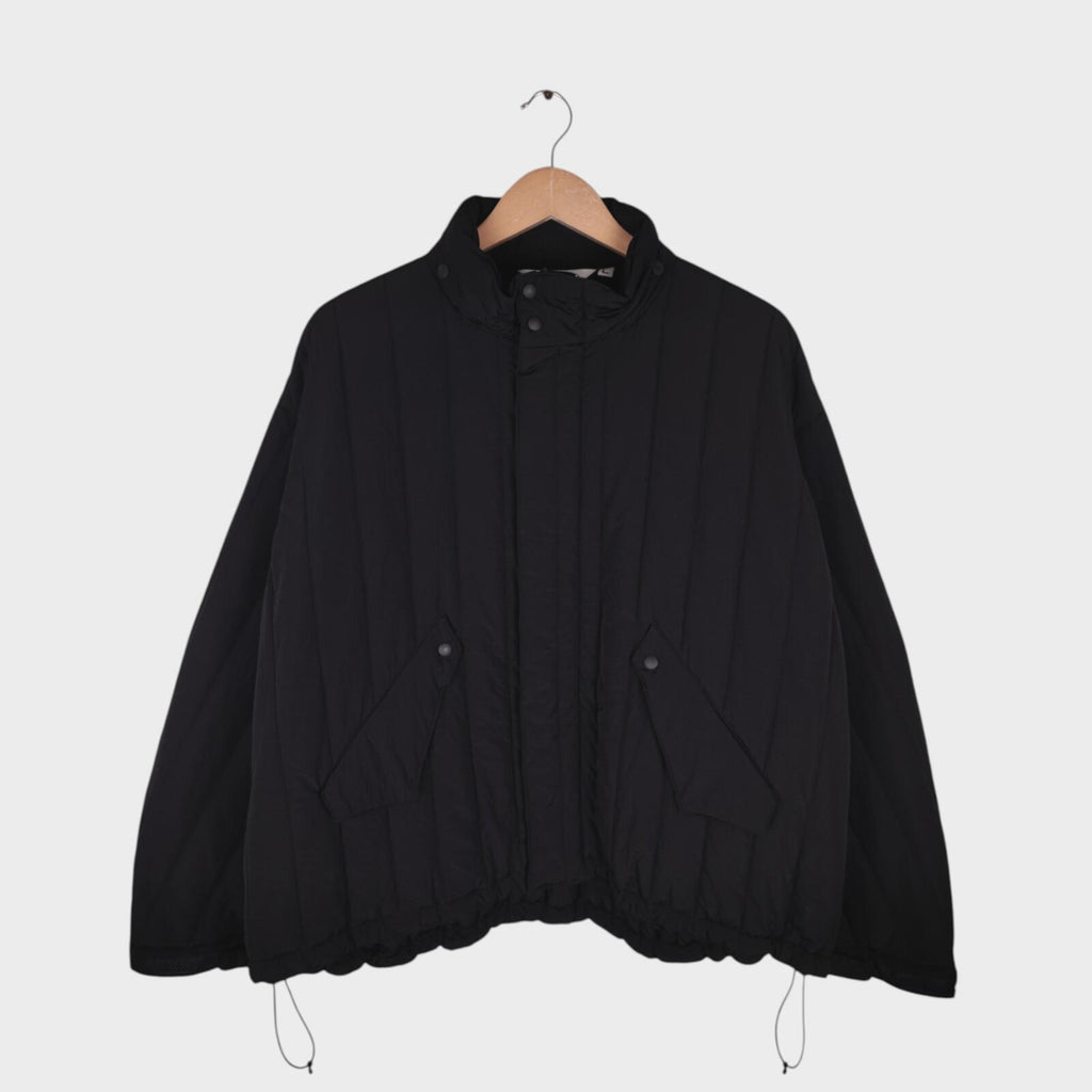 UNIFORM BRIDGE Men's Black M65 Quilted Liner Parka Jacket