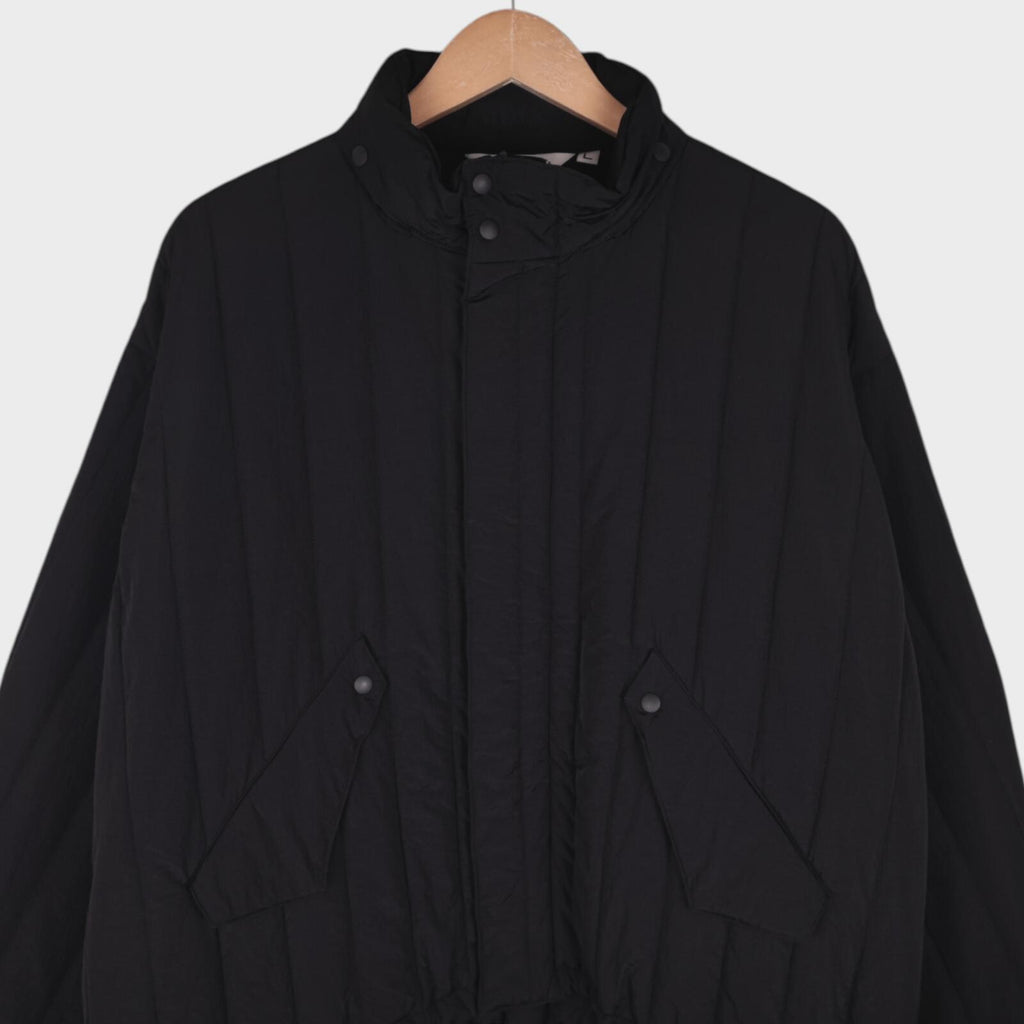 UNIFORM BRIDGE Men's Black M65 Quilted Liner Parka Jacket
