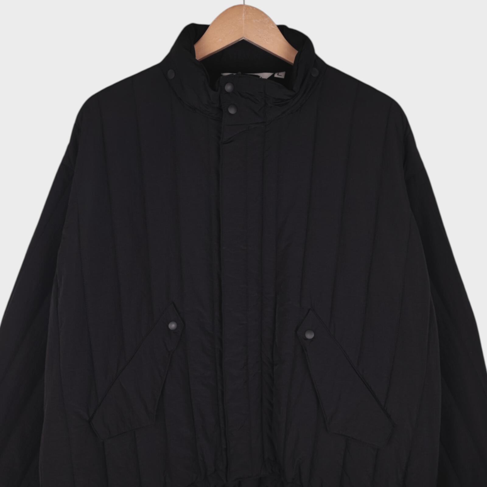 UNIFORM BRIDGE Men's Black M65 Quilted Liner Parka Jacket