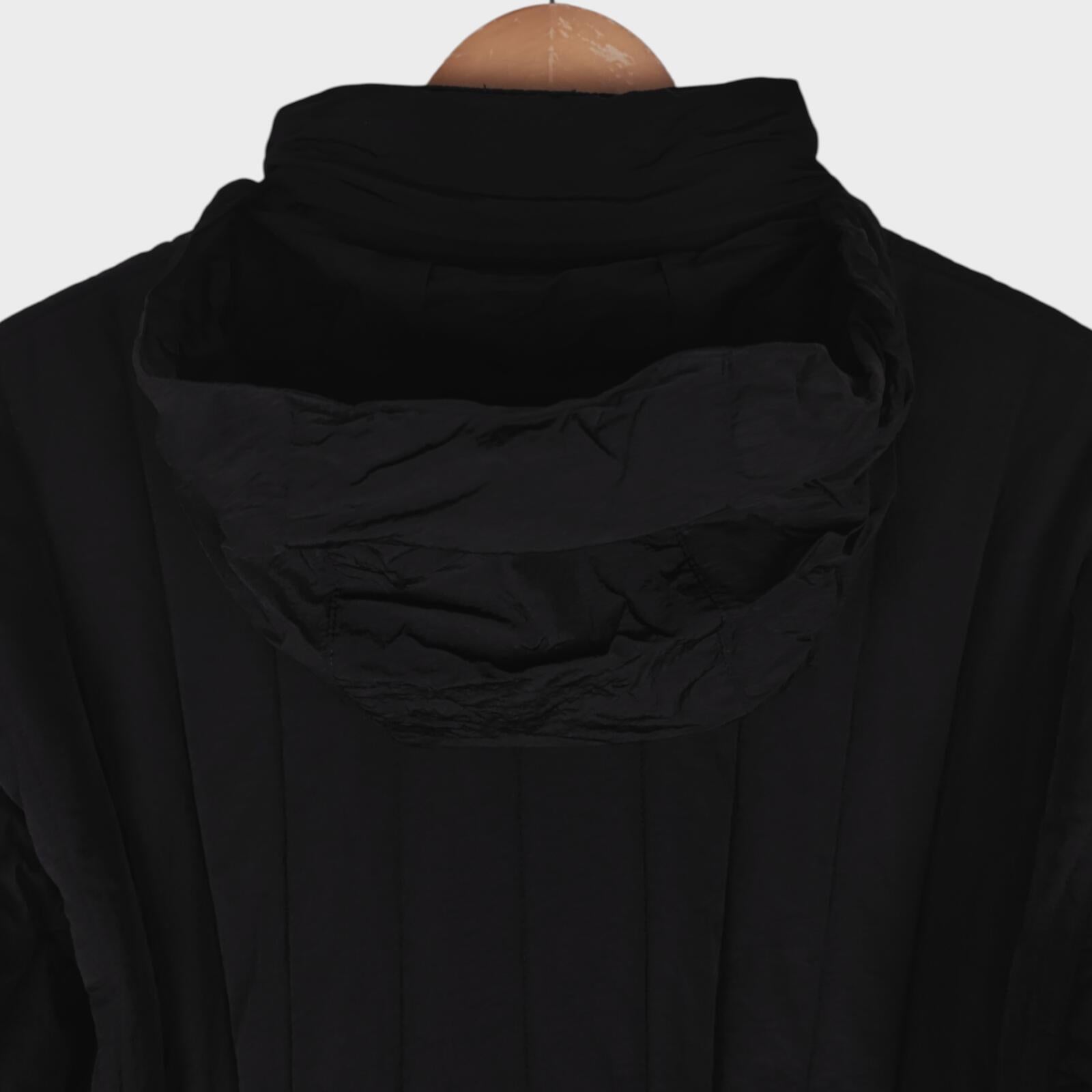 UNIFORM BRIDGE Men's Black M65 Quilted Liner Parka Jacket