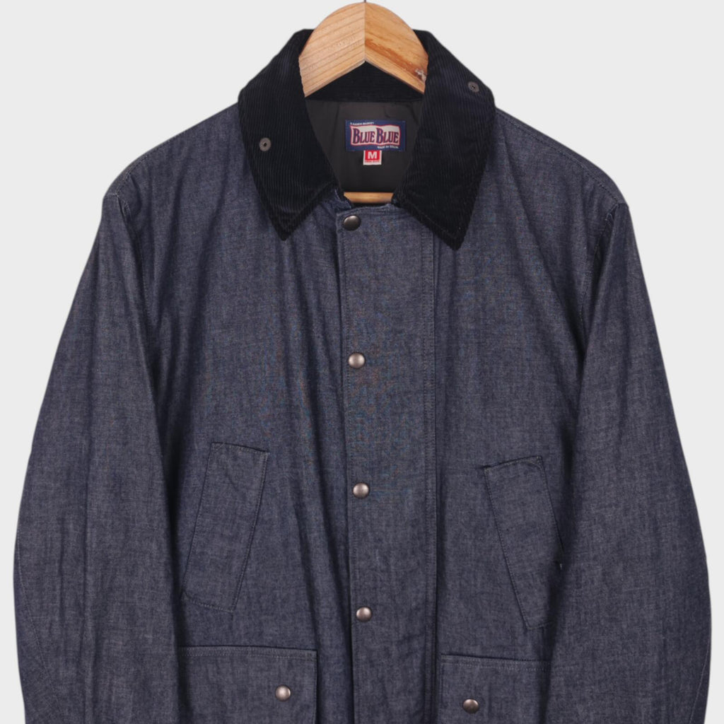 BLUE BLUE JAPAN Men's Made in Japan Blue Denim Bedale Jacket