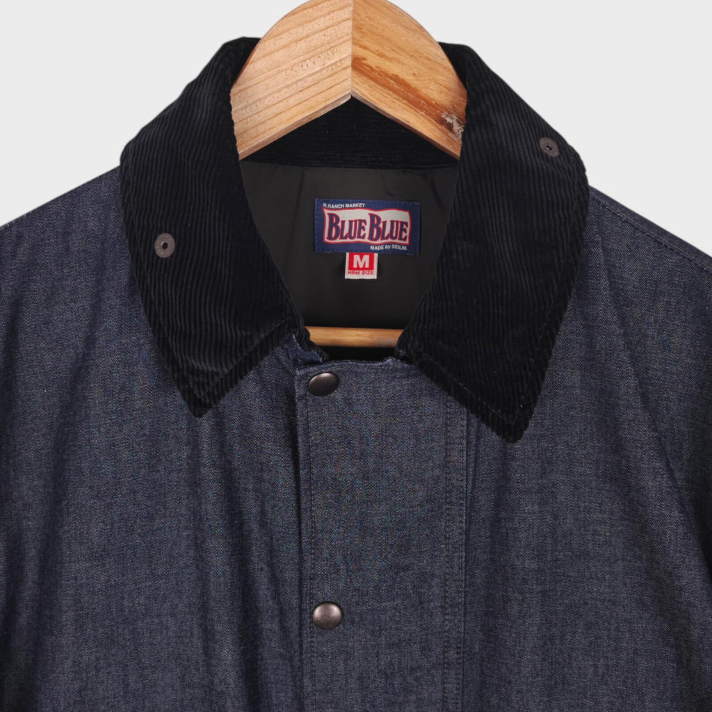 BLUE BLUE JAPAN Men's Made in Japan Blue Denim Bedale Jacket