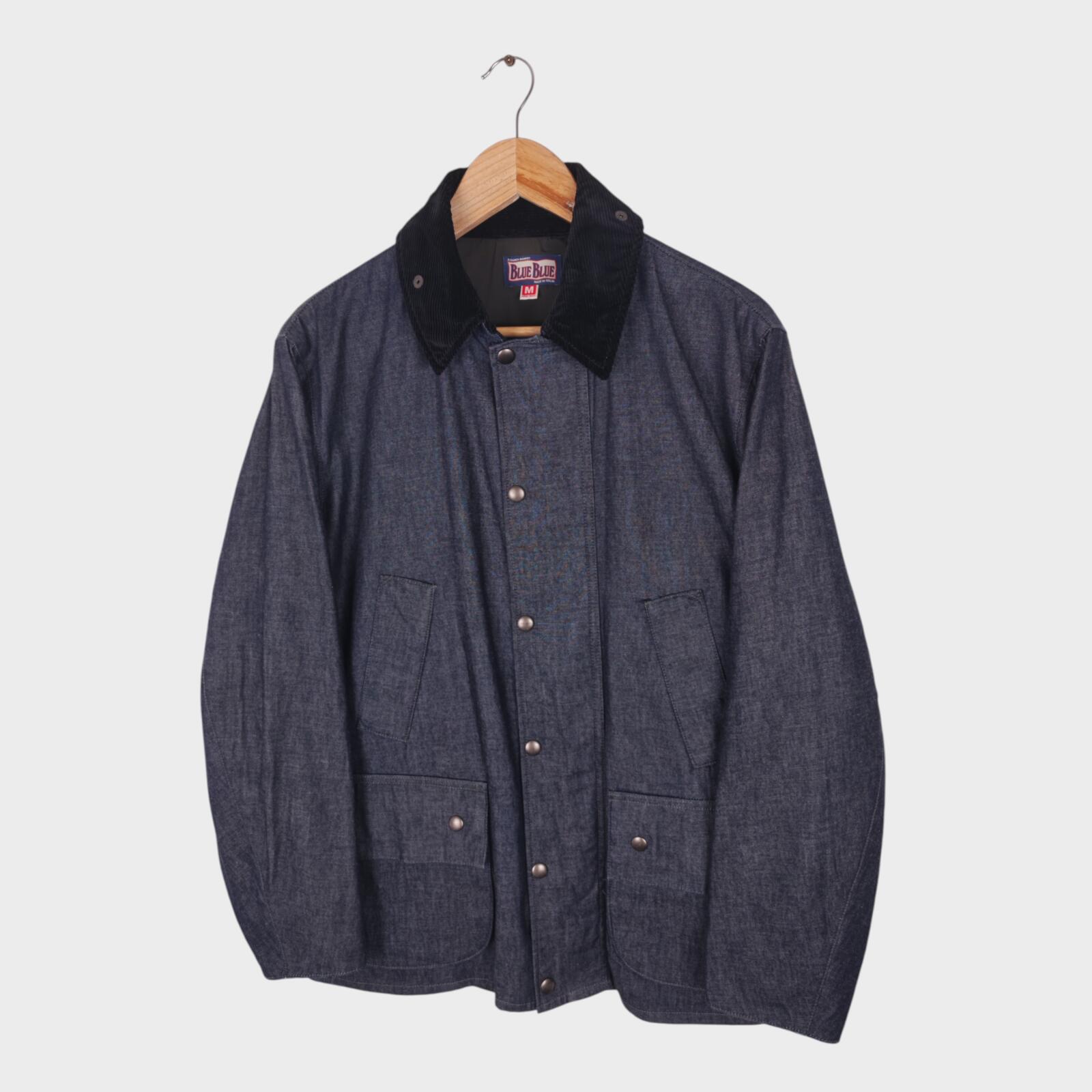 BLUE BLUE JAPAN Men's Made in Japan Blue Denim Bedale Jacket