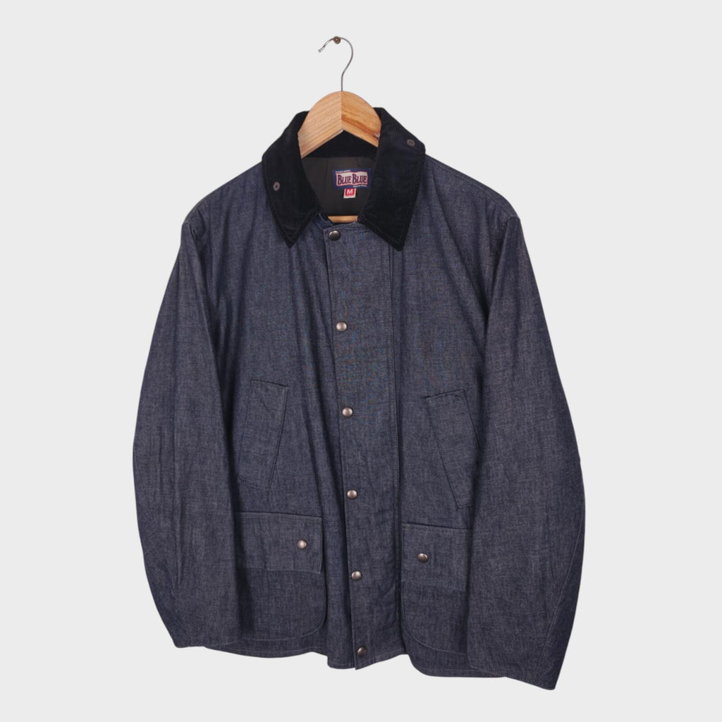 BLUE BLUE JAPAN Men's Made in Japan Blue Denim Bedale Jacket