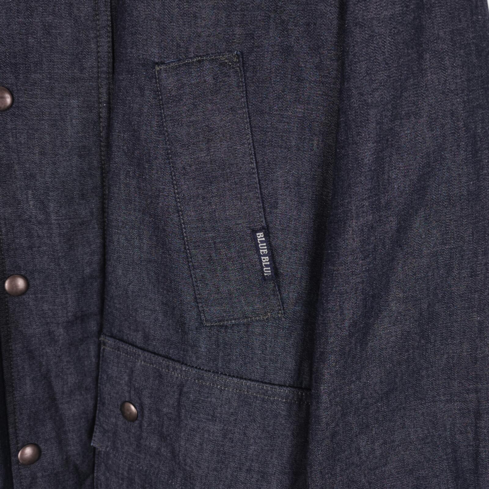 BLUE BLUE JAPAN Men's Made in Japan Blue Denim Bedale Jacket