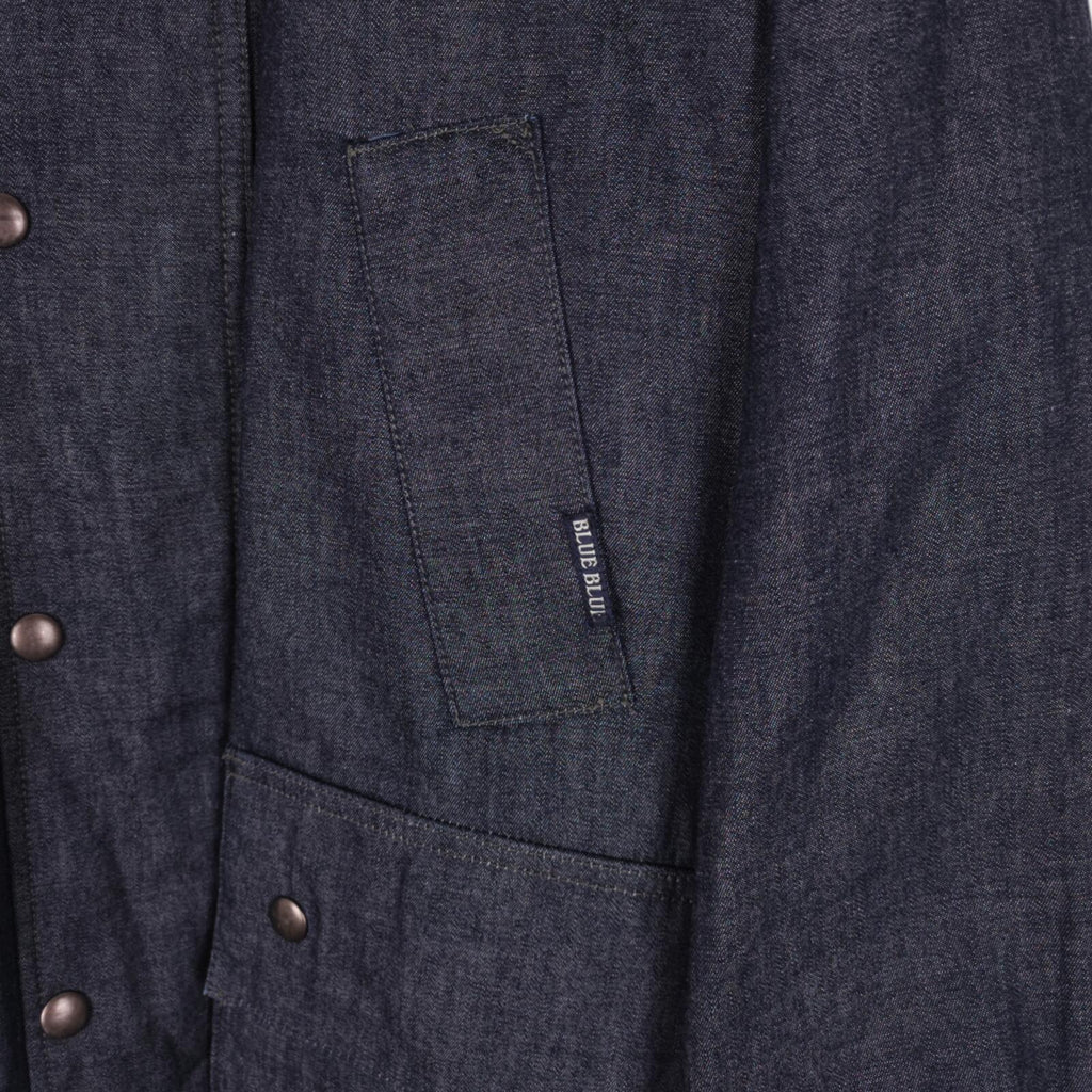 BLUE BLUE JAPAN Men's Made in Japan Blue Denim Bedale Jacket