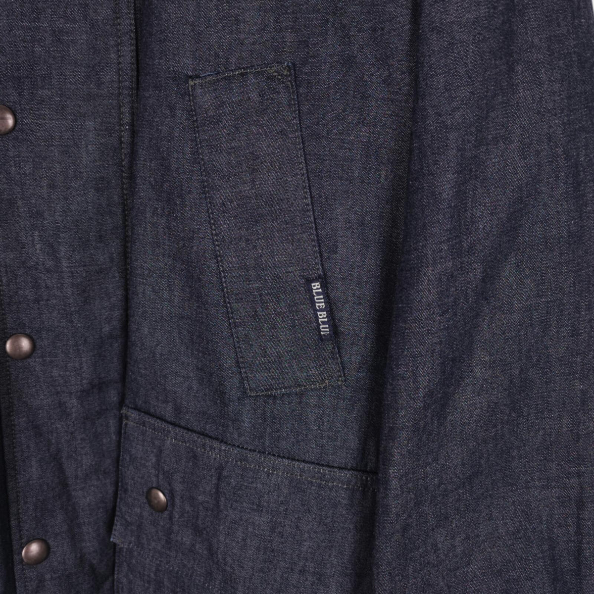 BLUE BLUE JAPAN Men's Made in Japan Blue Denim Bedale Jacket