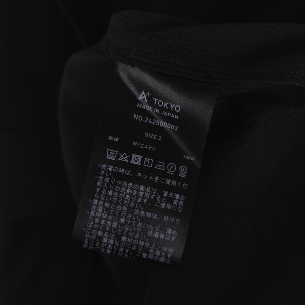 A+ TOKYO Men's Black Made in Japan Multi Pocket Utility Overshirt Jacket