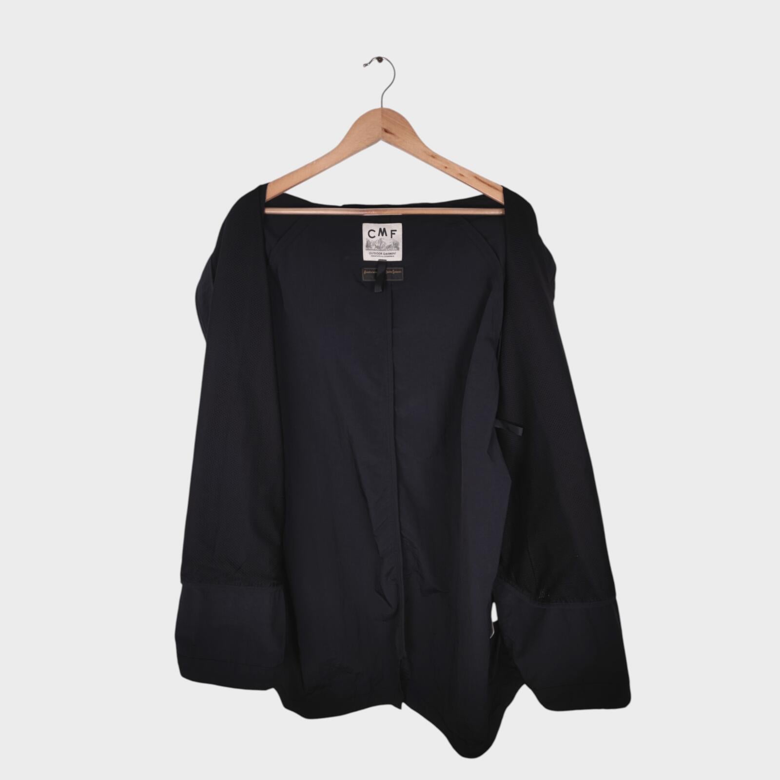 CMF COMFY OUTDOOR GARMENT Men's Black Over Poncho Parka Jacket
