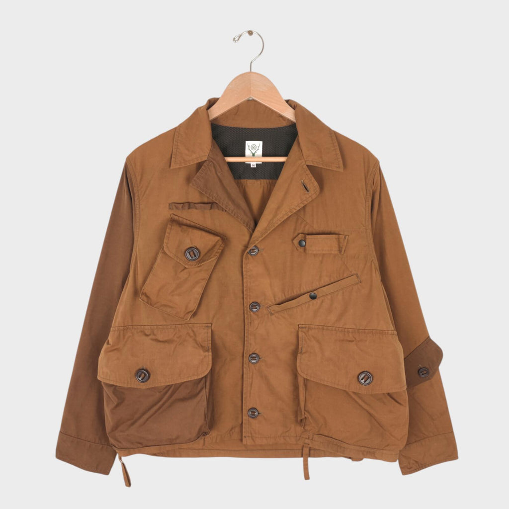 SOUTH2 WEST8 Men's Made in Japan Brown Tenkara Fishing Jacket
