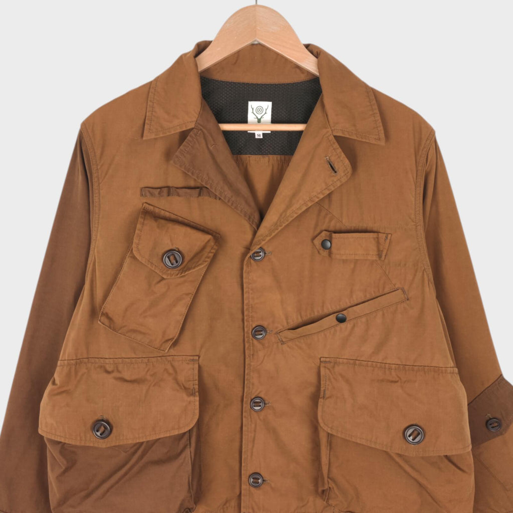 SOUTH2 WEST8 Men's Made in Japan Brown Tenkara Fishing Jacket