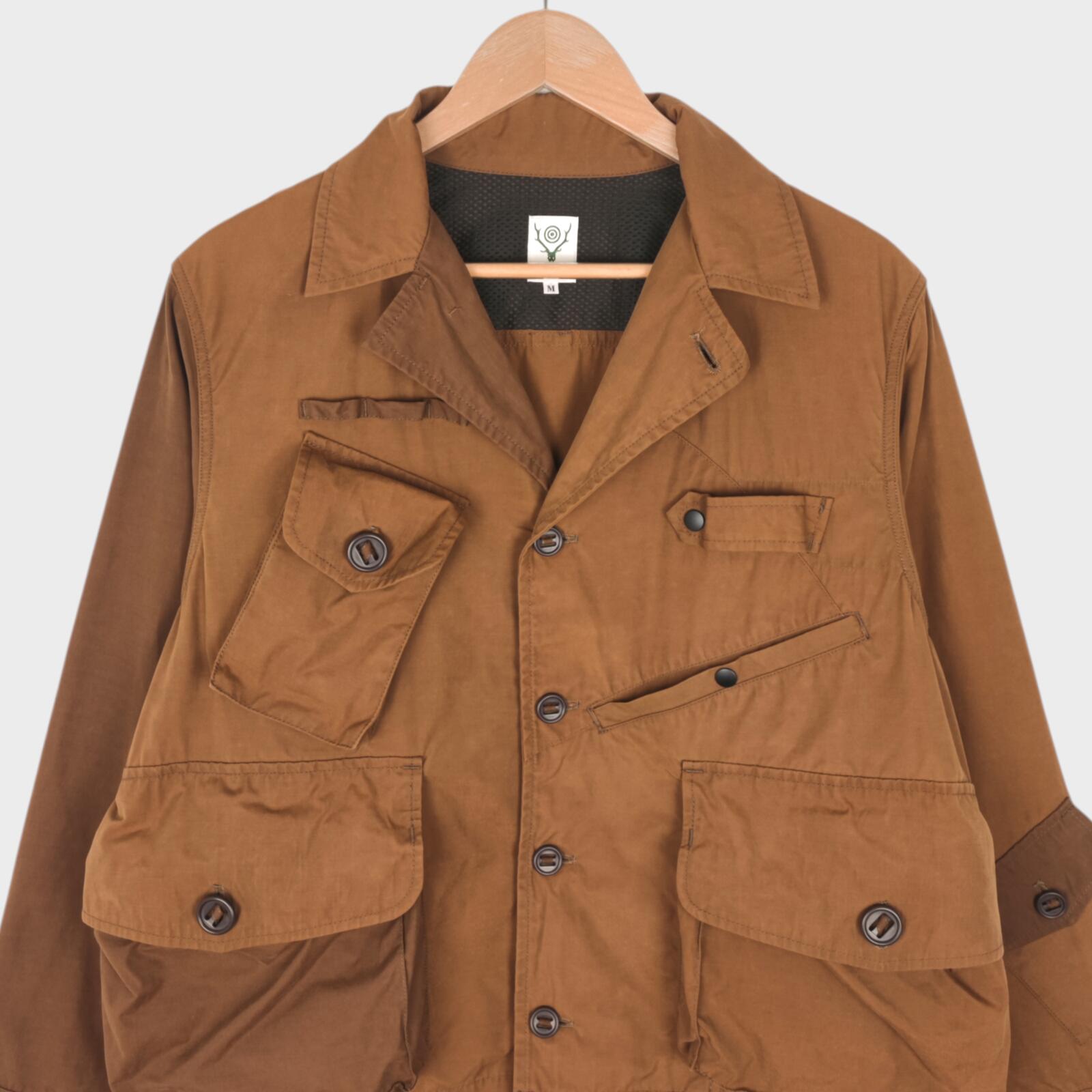 SOUTH2 WEST8 Men's Made in Japan Brown Tenkara Fishing Jacket