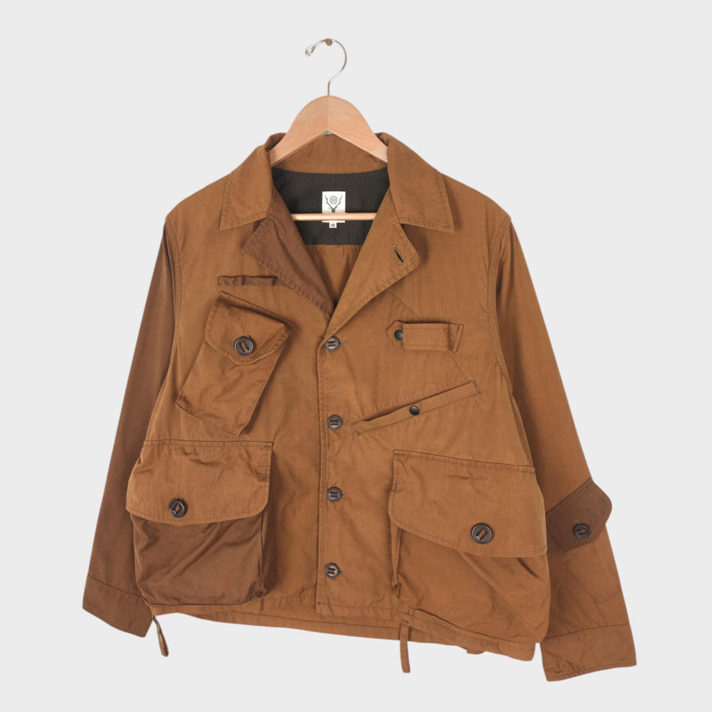 SOUTH2 WEST8 Men's Made in Japan Brown Tenkara Fishing Jacket