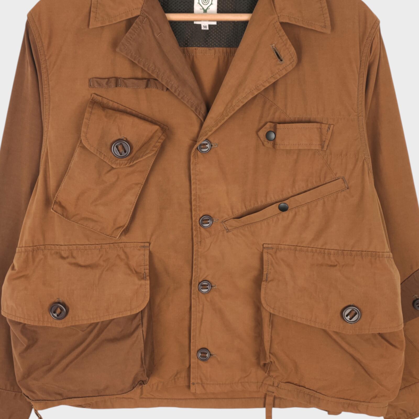 SOUTH2 WEST8 Men's Made in Japan Brown Tenkara Fishing Jacket