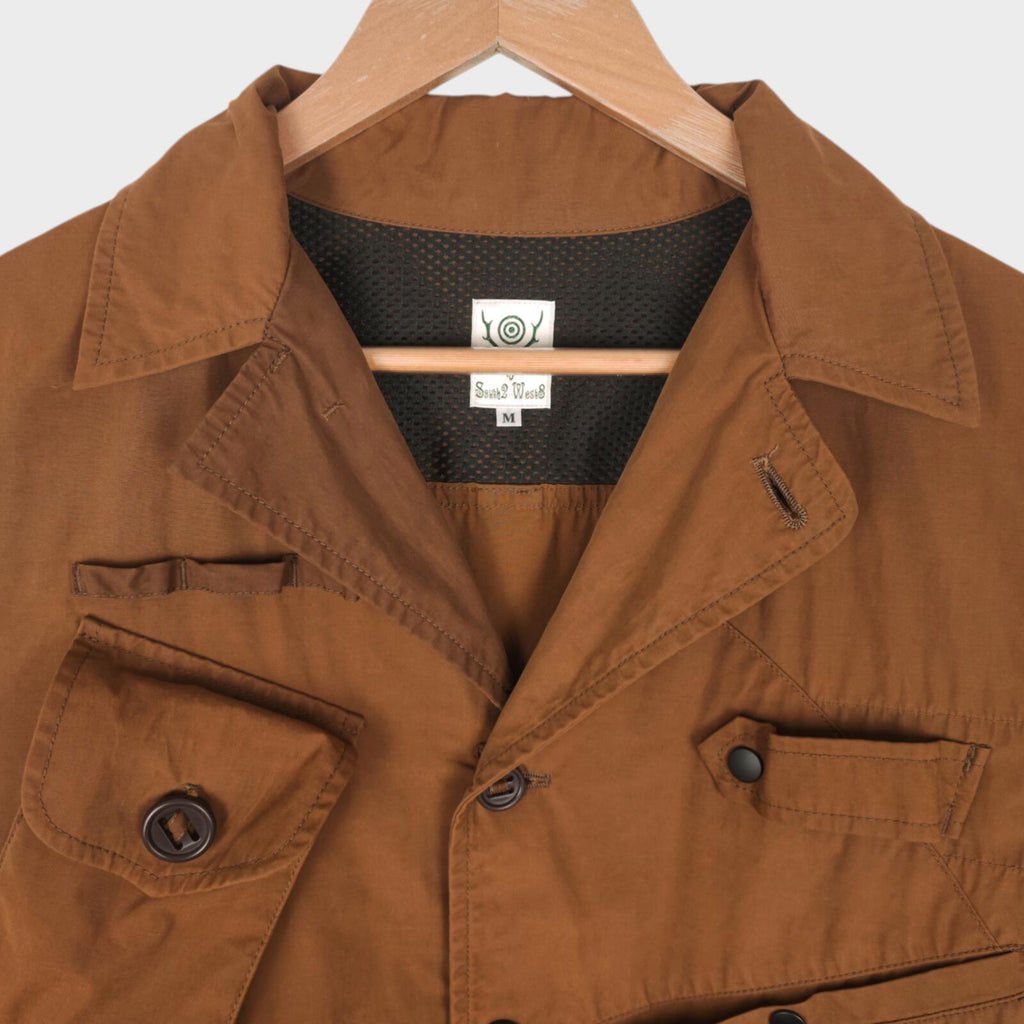 SOUTH2 WEST8 Men's Made in Japan Brown Tenkara Fishing Jacket
