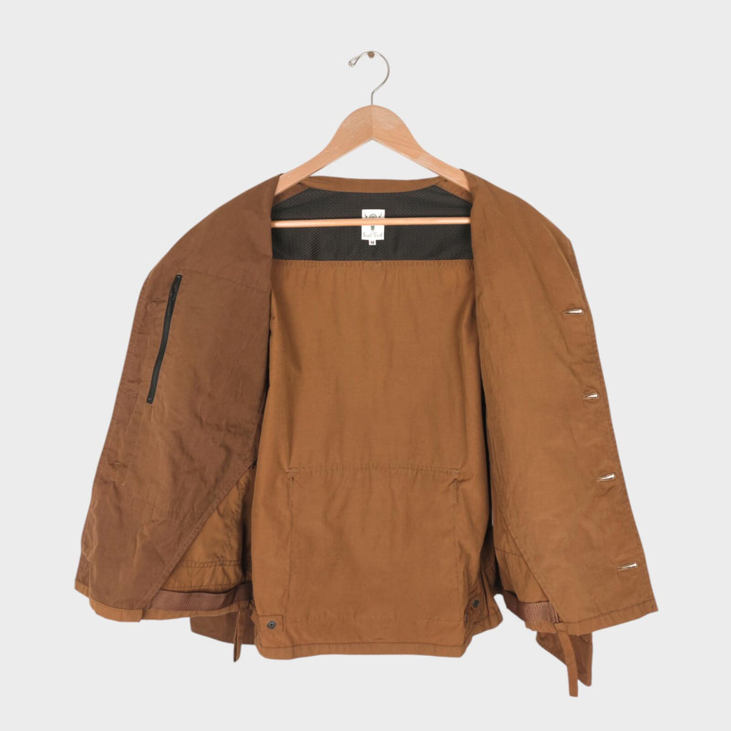 SOUTH2 WEST8 Men's Made in Japan Brown Tenkara Fishing Jacket