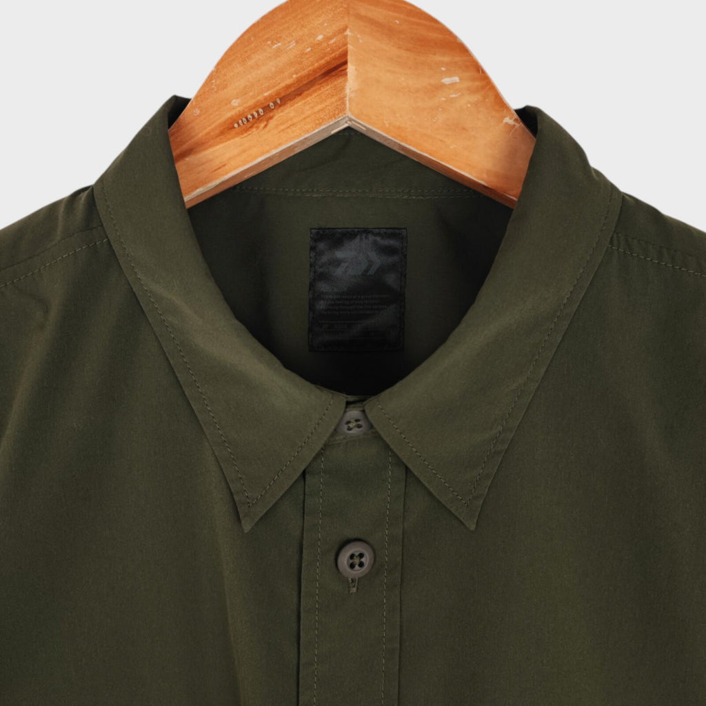 DAIWA PIER39 Men's Olive Green Tech Fishing Angler's Overshirt