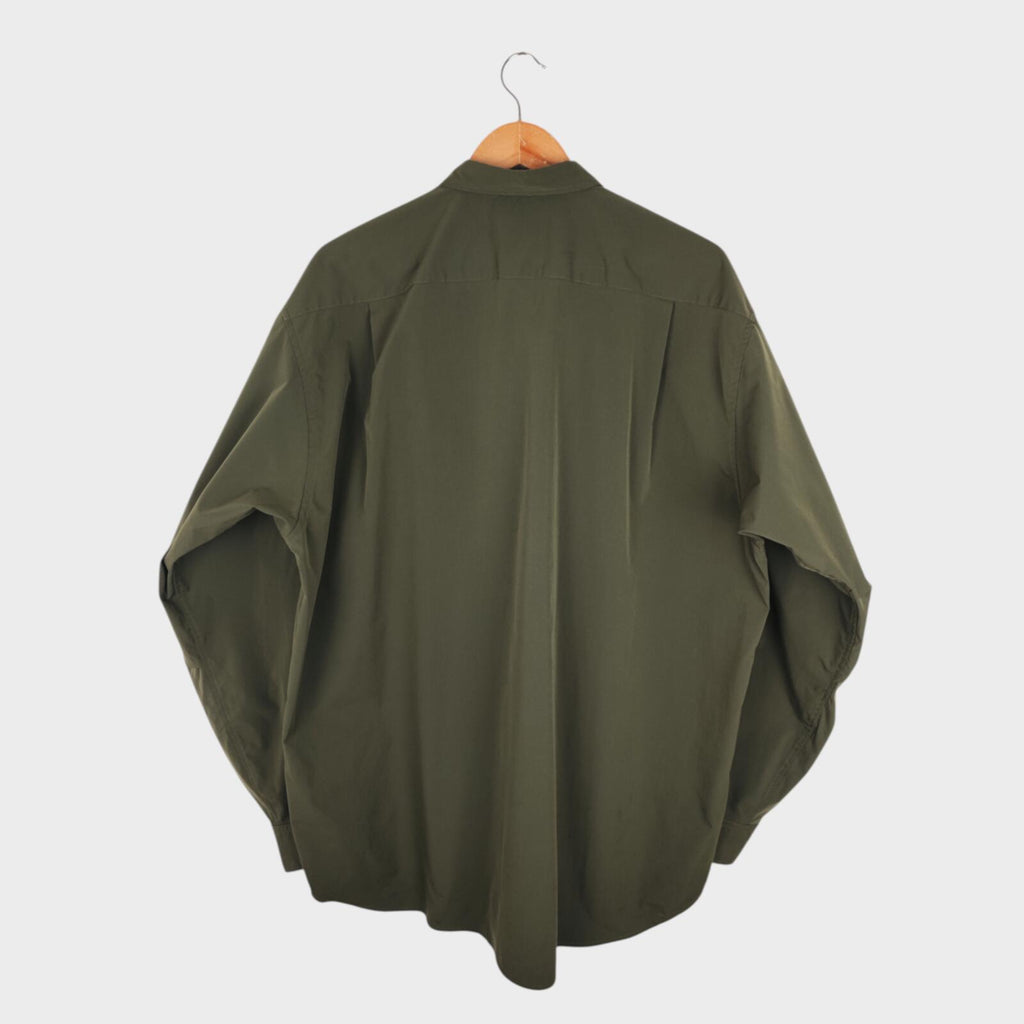 DAIWA PIER39 Men's Olive Green Tech Fishing Angler's Overshirt