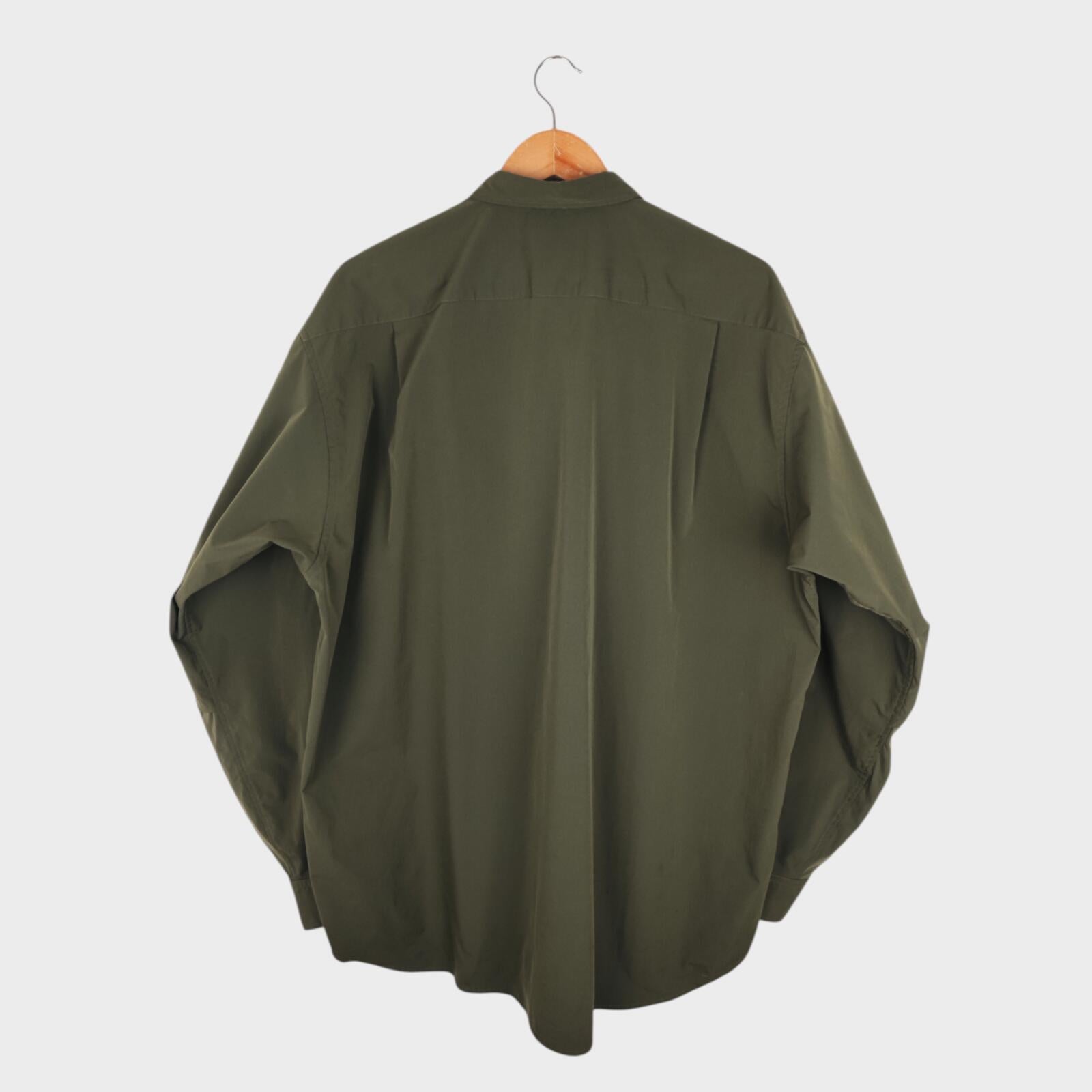 DAIWA PIER39 Men's Olive Green Tech Fishing Angler's Overshirt