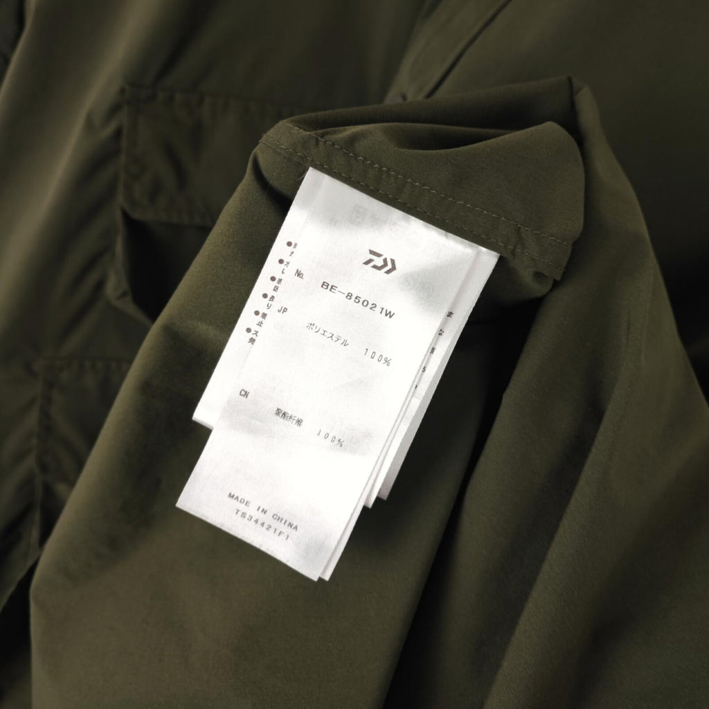 DAIWA PIER39 Men's Olive Green Tech Fishing Angler's Overshirt