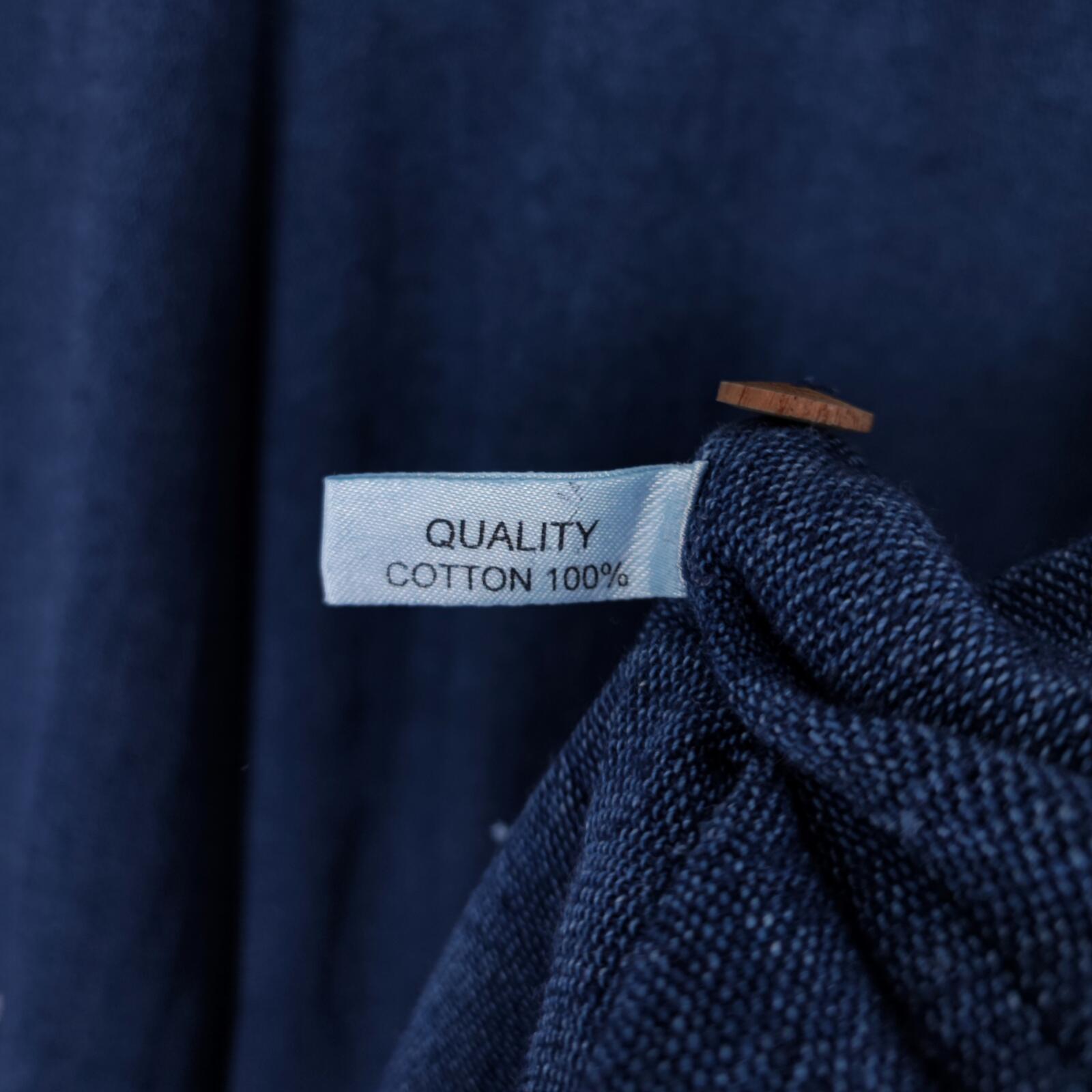 GAIJIN MADE Men's Indigo Blue Relaxed Fit Knitted Jacket