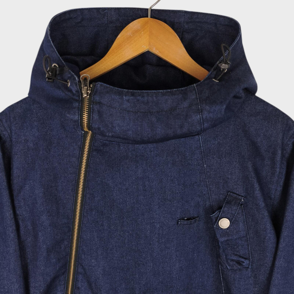 GRN OUTDOOR Japan Men's Blue Denim Hiasobi Camper Parka Jacket