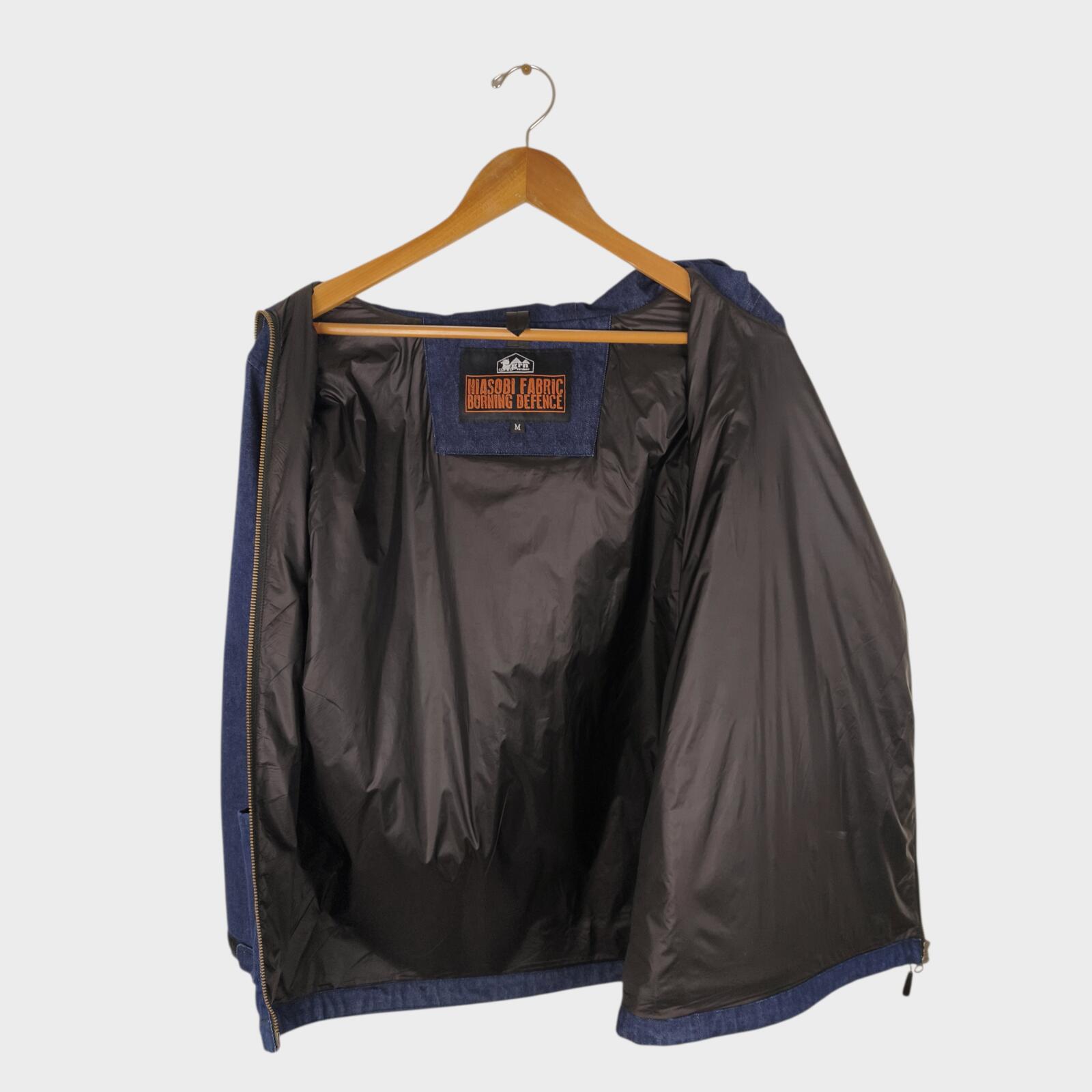 GRN OUTDOOR Japan Men's Blue Denim Hiasobi Camper Parka Jacket