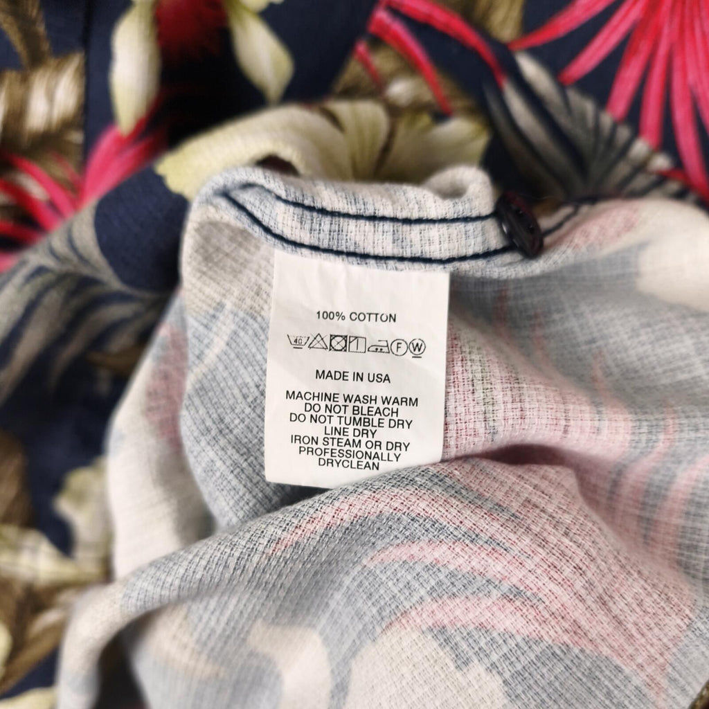ENGINEERED GARMENTS Men's Java Cloth Floral Cagoule Smock Parka Jacket