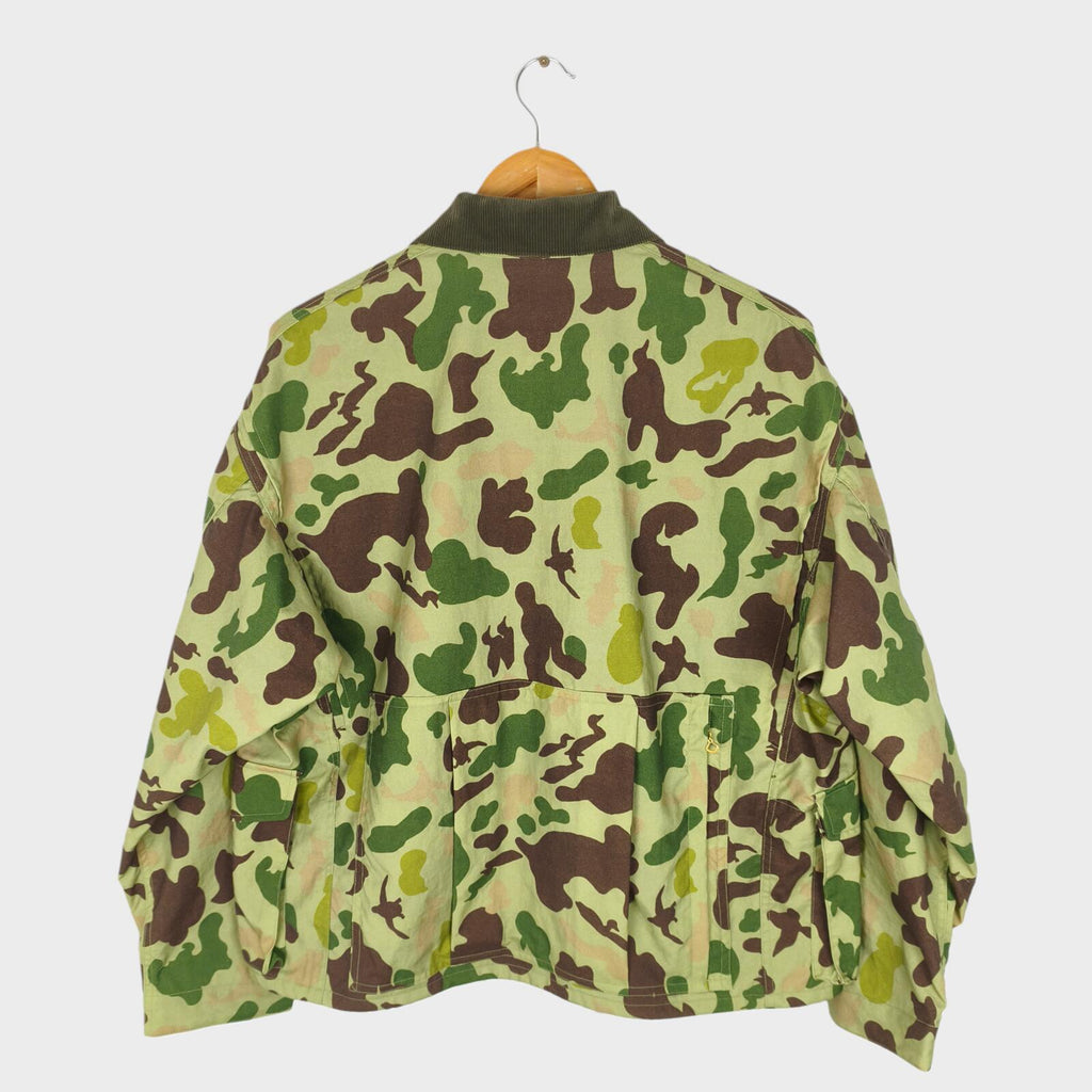 BEAMS PLUS Men's Green Camo Fish Hunting Jacket