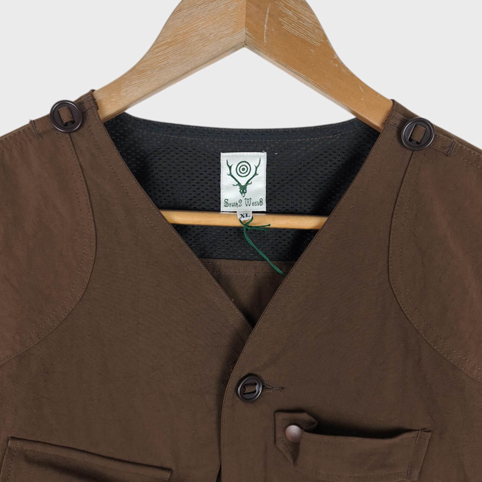 SOUTH2 WEST8 Men's Made in Japan Brown Tenkara Fishing Jacket