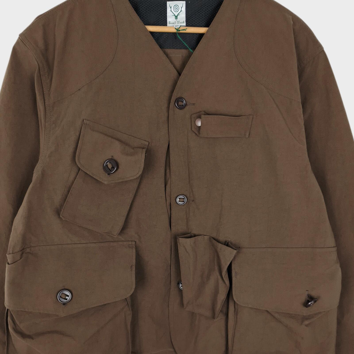 SOUTH2 WEST8 Men's Made in Japan Brown Tenkara Fishing Jacket