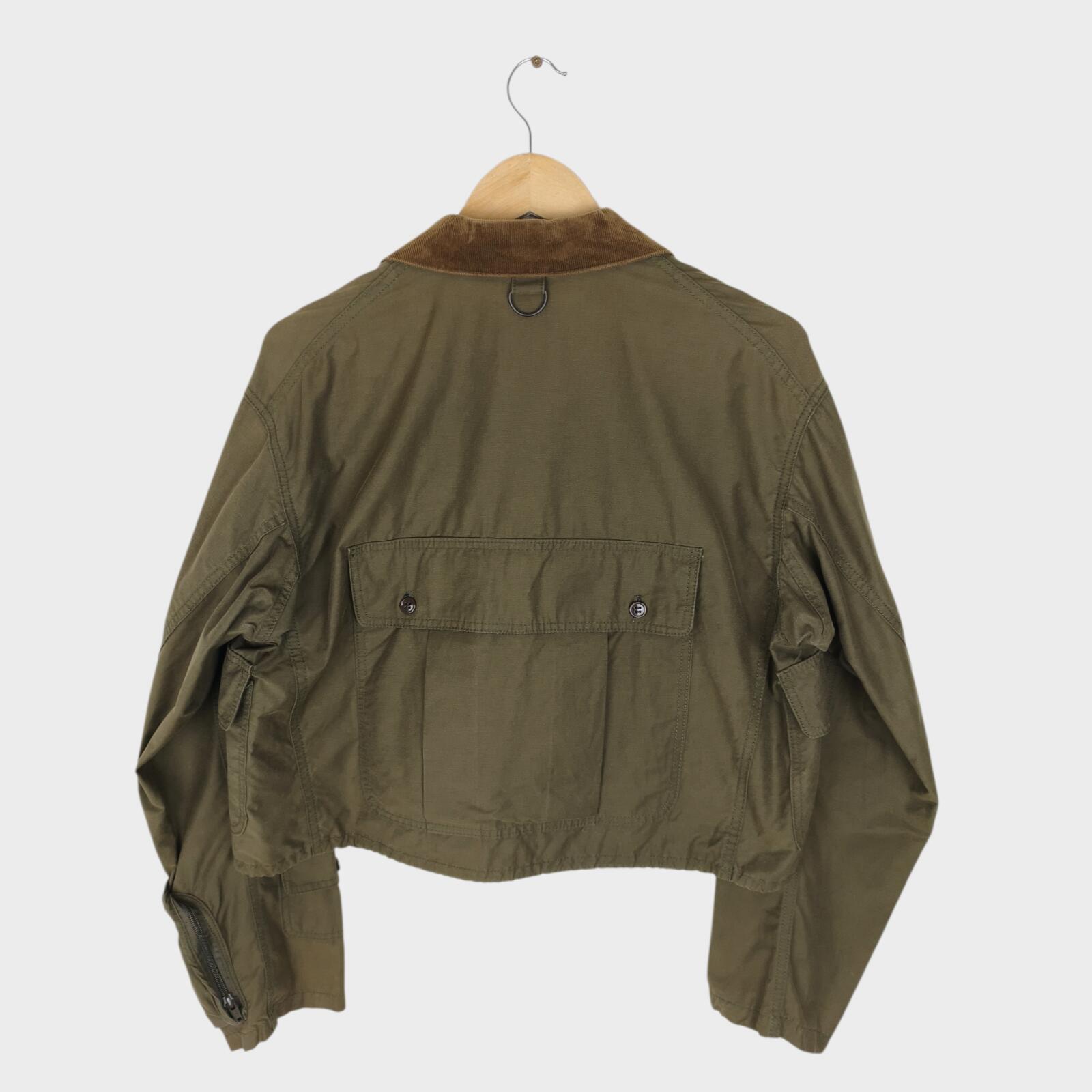 KENNETH FIELD Men's Cotton/Nylon Khaki Cropped Wading Fishing Jacket