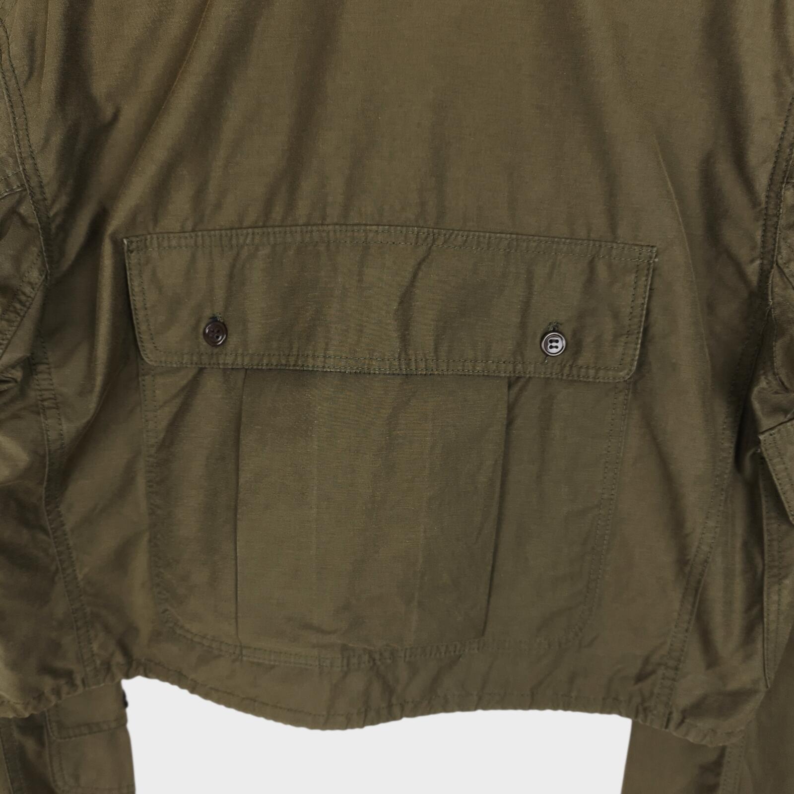 KENNETH FIELD Men's Cotton/Nylon Khaki Cropped Wading Fishing Jacket
