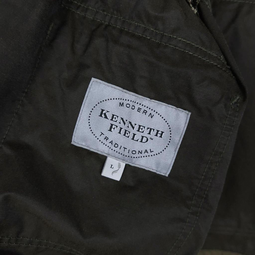 KENNETH FIELD Men's Cotton/Nylon Khaki Cropped Wading Fishing Jacket