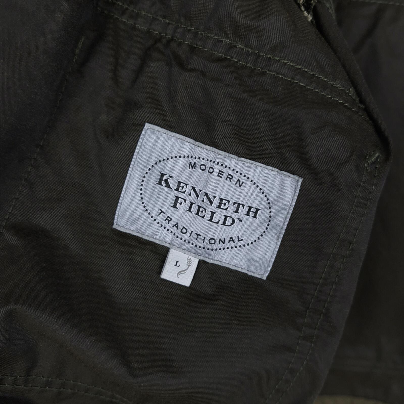 KENNETH FIELD Men's Cotton/Nylon Khaki Cropped Wading Fishing Jacket