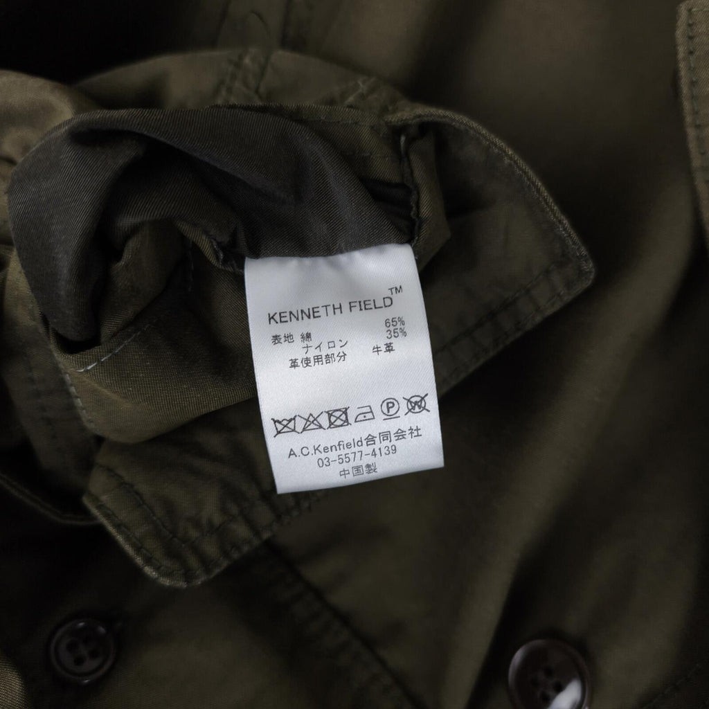 KENNETH FIELD Men's Cotton/Nylon Khaki Cropped Wading Fishing Jacket