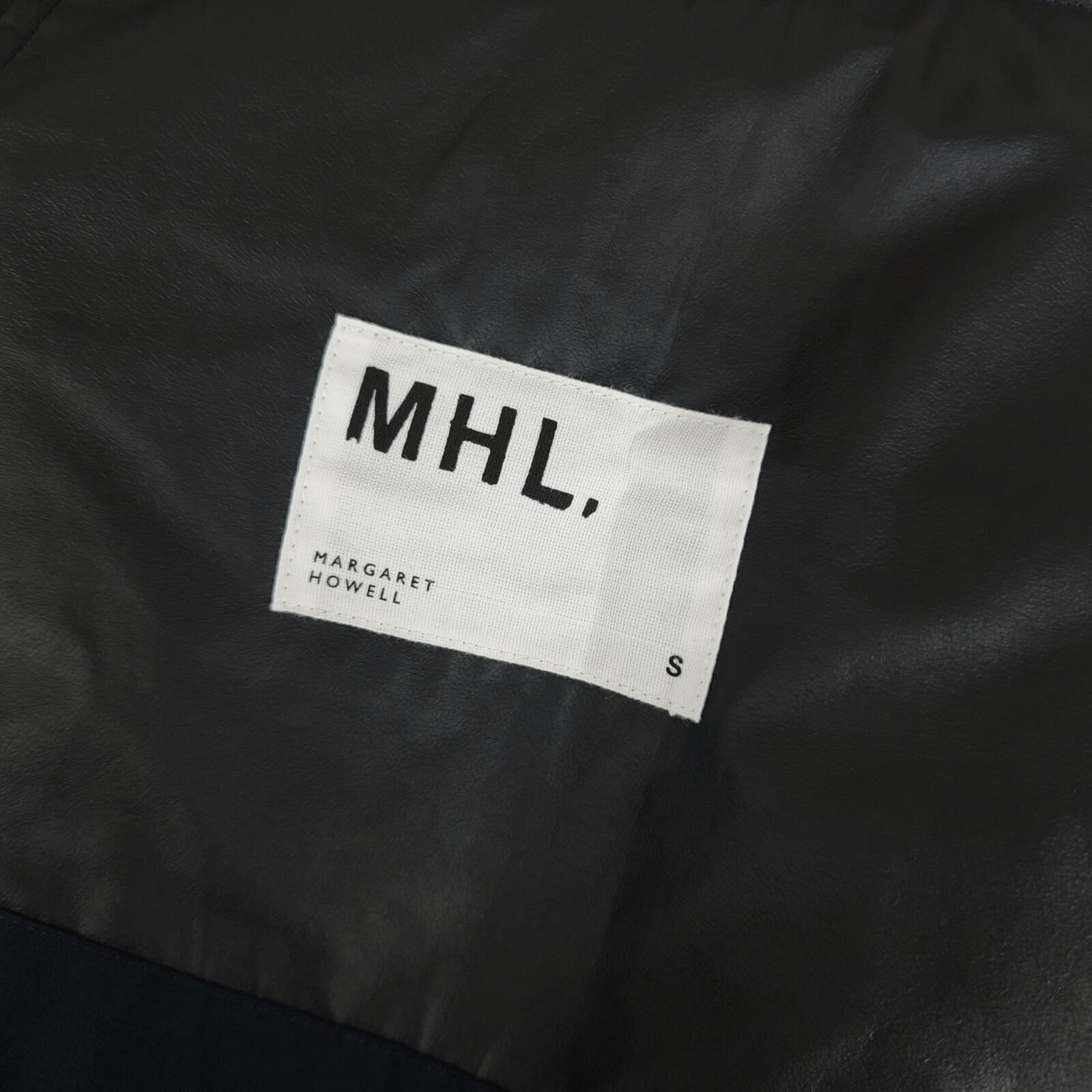 MHL MARGARET HOWELL Men's Navy Lightweight Waterproof Cotton/Linen Blouson Jacket