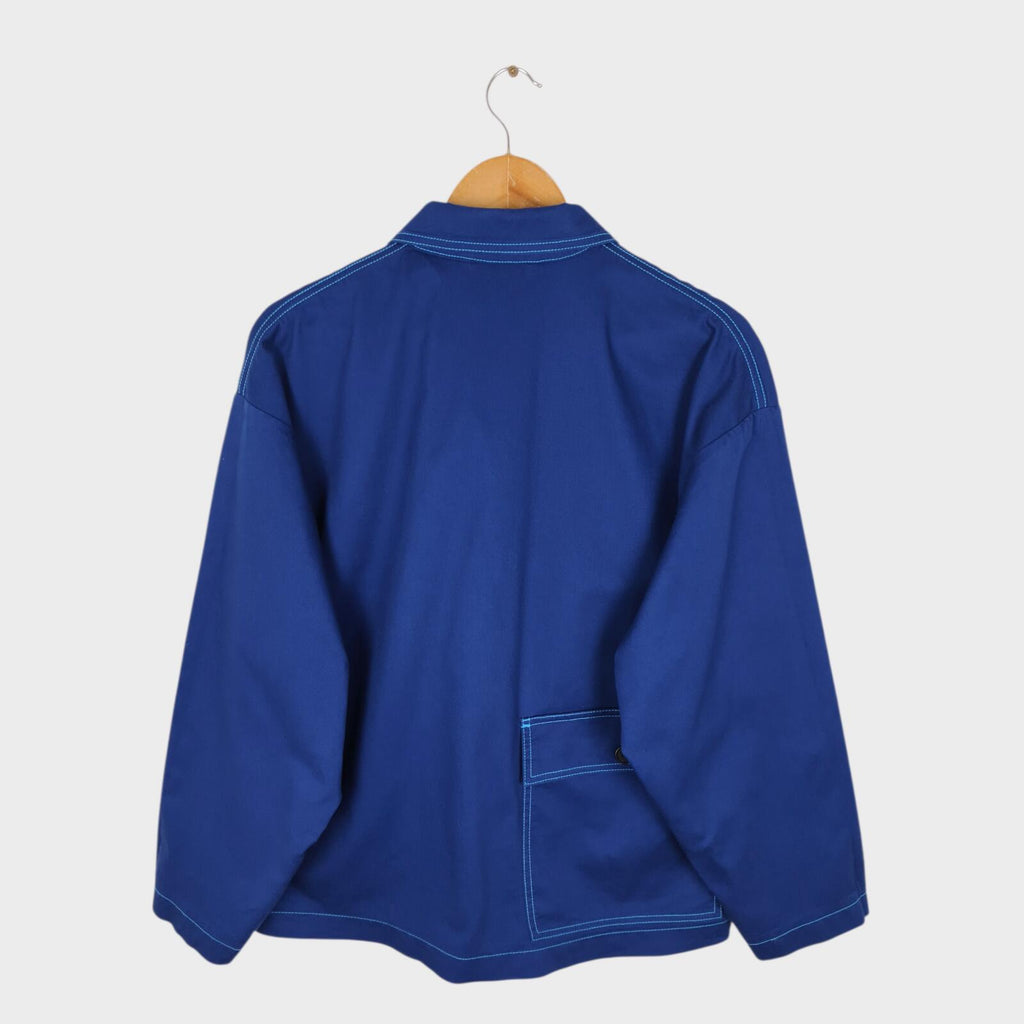 MARNI x UNIQLO Men's Blue Cotton Twill Utility Chore Jacket