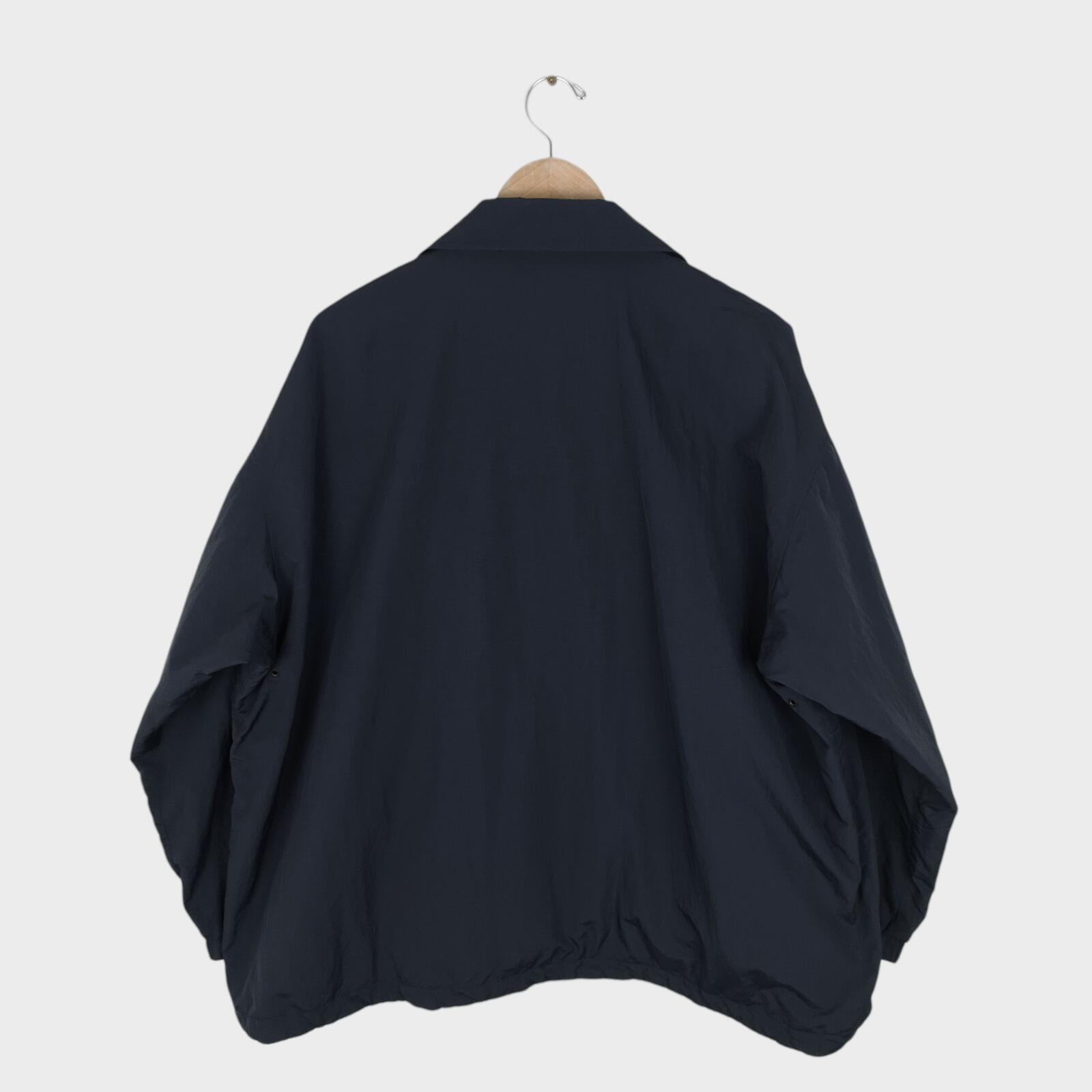 A+ TOKYO Men's Dark Navy Made in Japan Nylon Pertex Utility Jacket