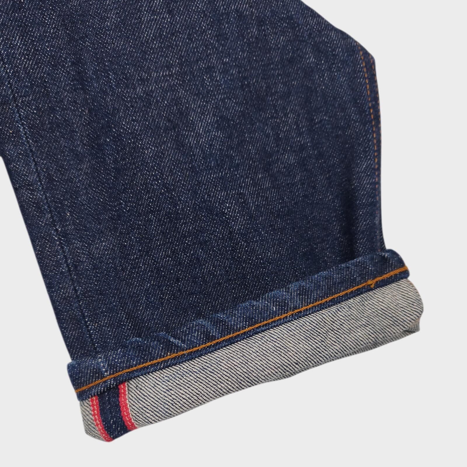 NAKED & FAMOUS Men's Dirty Fade Selvedge Easy Guy Japanese Denim Jeans