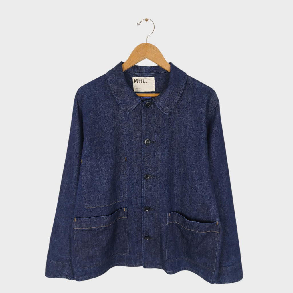 MHL MARGARET HOWELL Men's Canton Overalls Made in Japan Denim Chore Jacket
