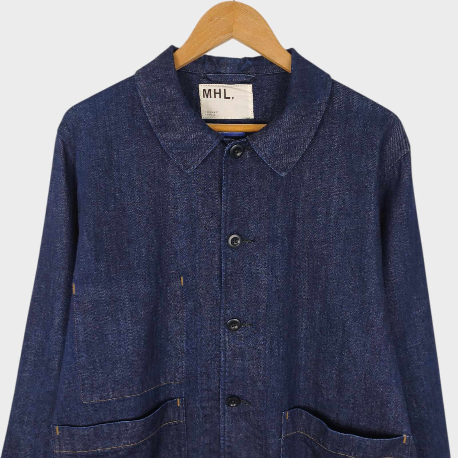 MHL MARGARET HOWELL Men's Canton Overalls Made in Japan Denim Chore Jacket