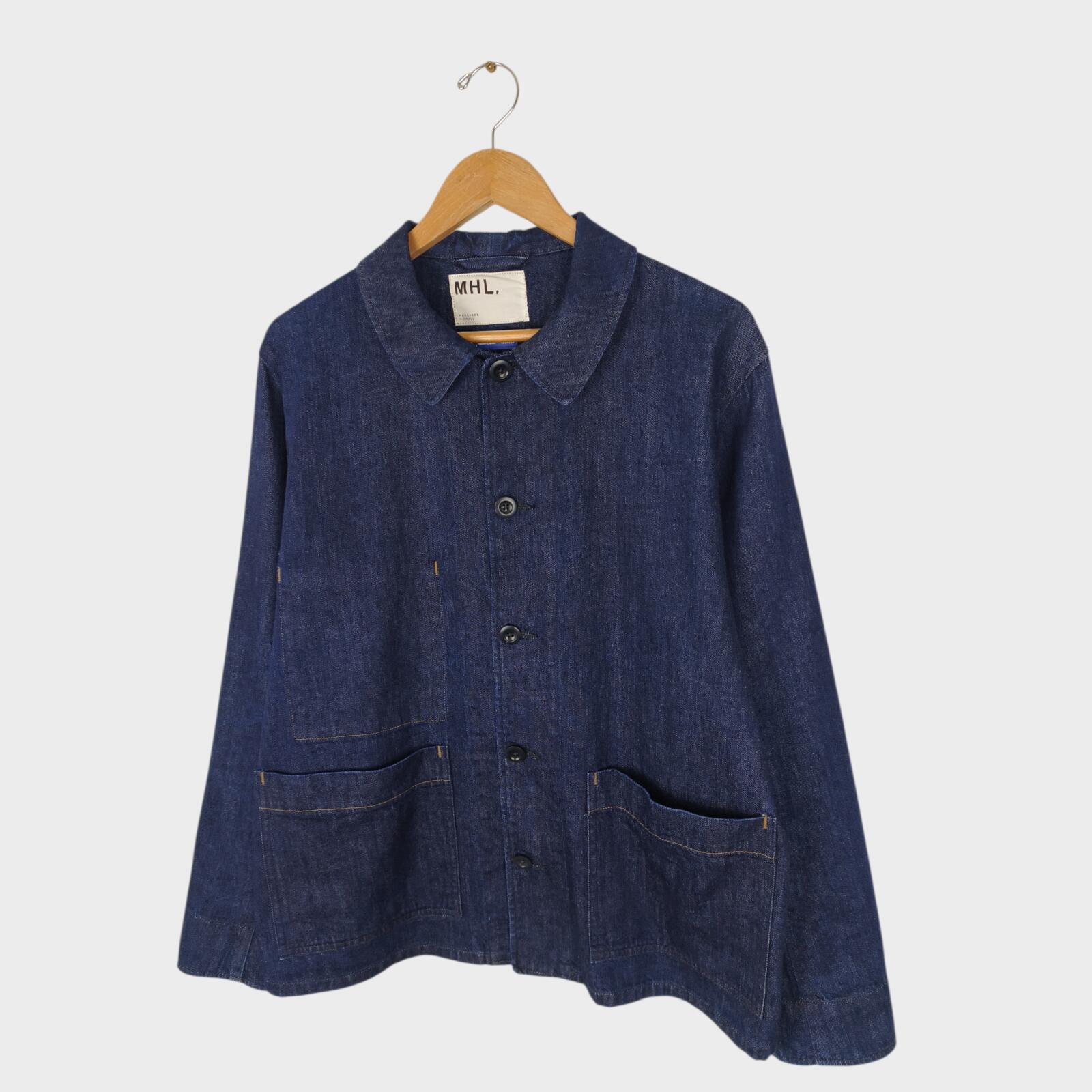 MHL MARGARET HOWELL Men's Canton Overalls Made in Japan Denim Chore Jacket