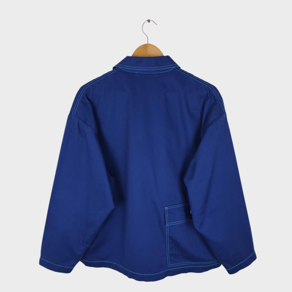 MARNI x UNIQLO Men's Blue Cotton Twill Utility Chore Jacket
